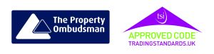 The property ombudsman and trading standards logos